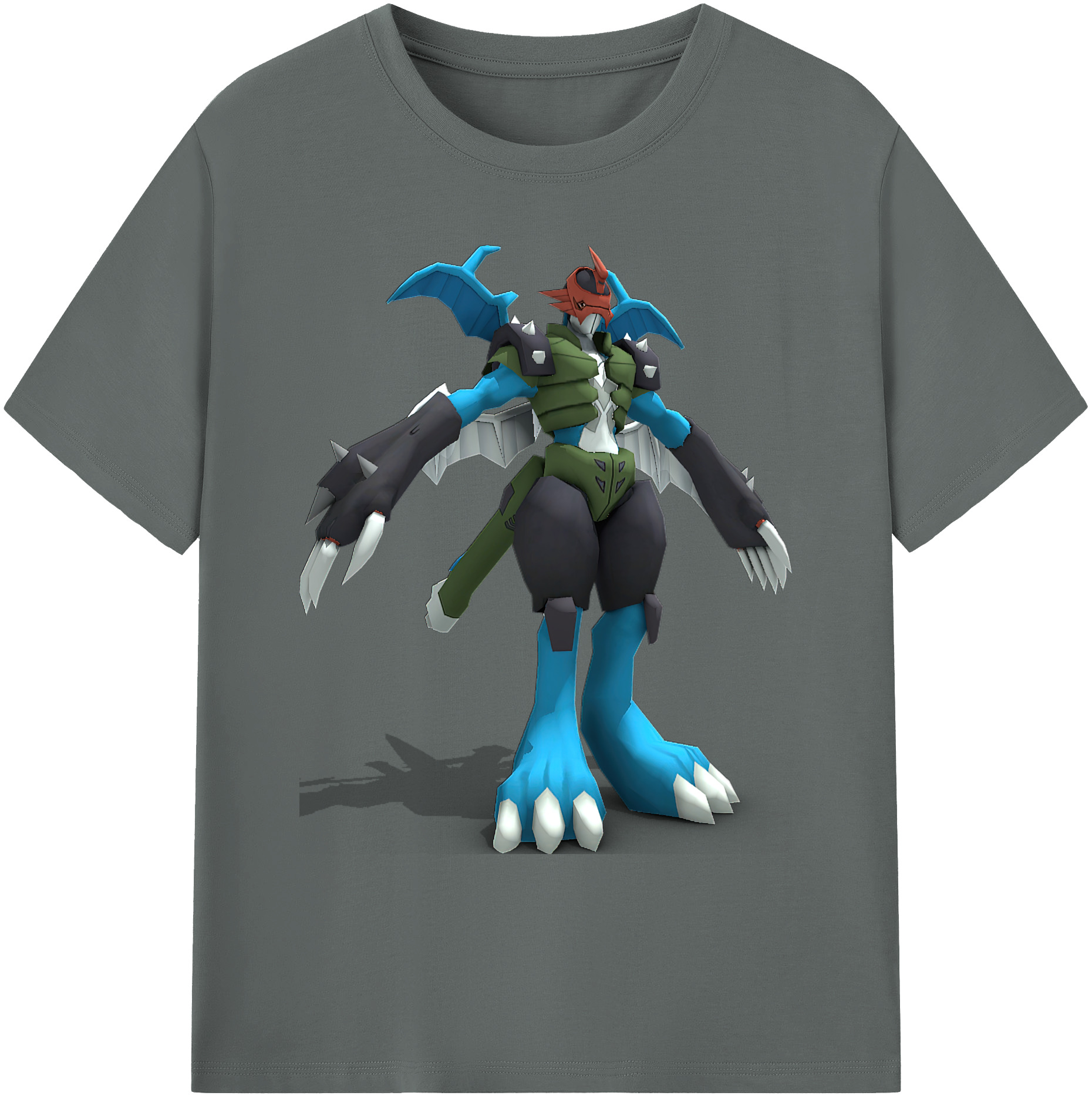 （画像用） Digimon デジタルモンスター/デジモン 綿100％ メンズ半袖Tシャツ｜肌触りやわらか＆通気性